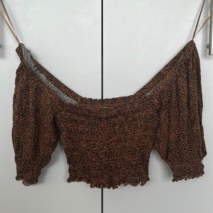 Off the Shoulder Crop Top